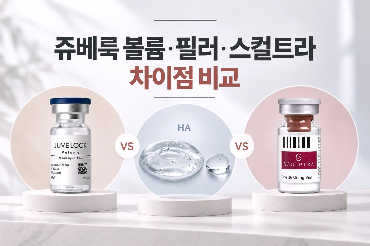 구래동 피부과_쥬베룩 볼륨,필러,스컬트라의 성분과 효과 차이를 안내하는 컨텐츠