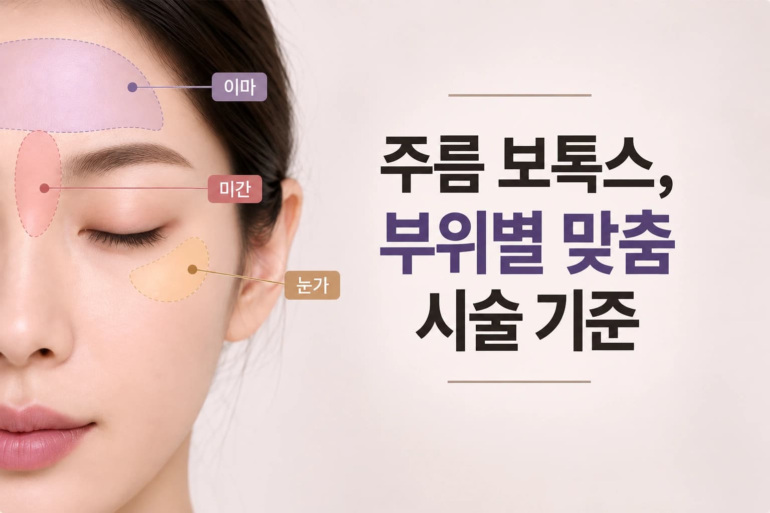 김포 주름 보톡스 부위별 차이와 자연스러운 시술 기준 안내