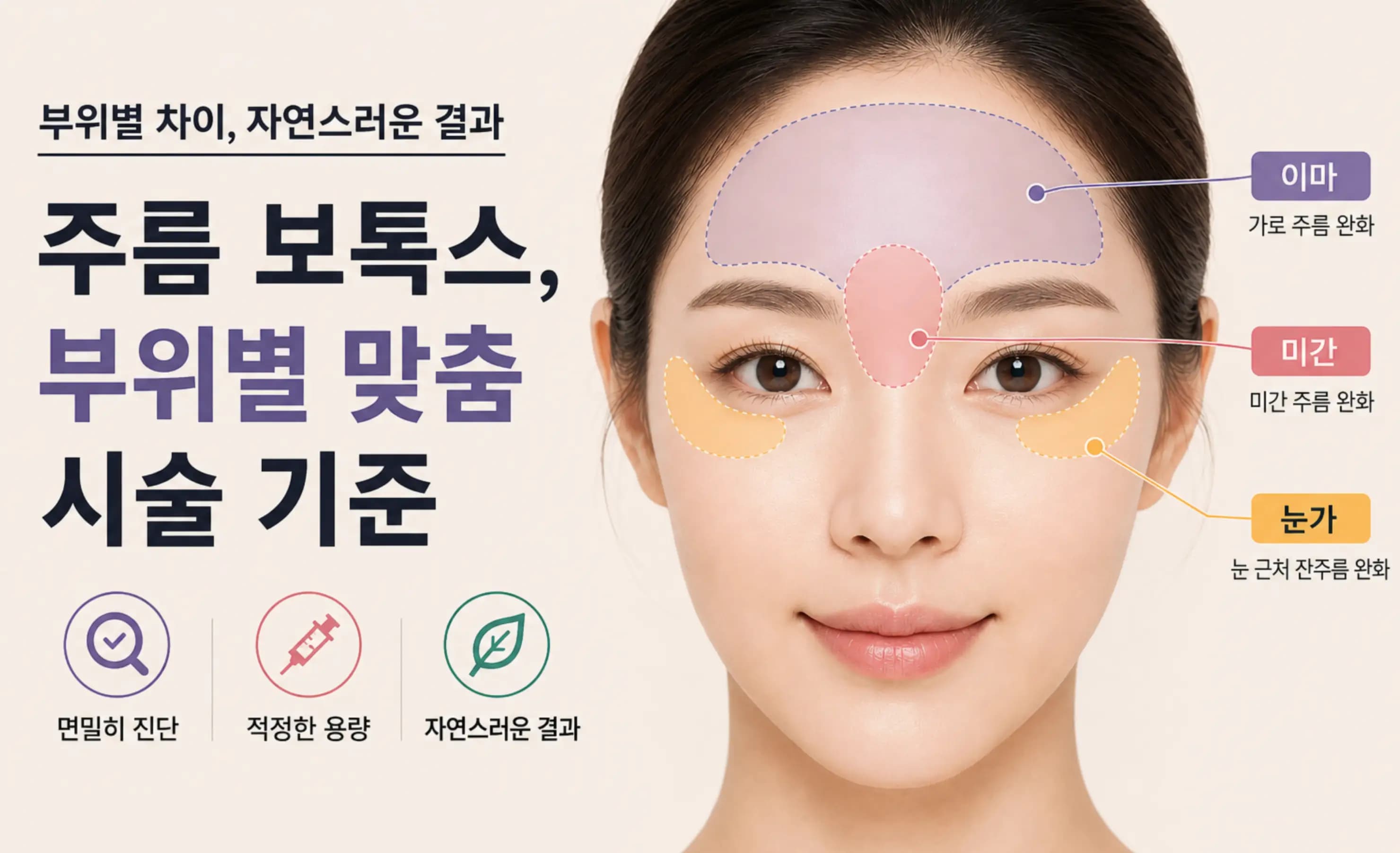 김포 주름 보톡스 부위별 차이와 자연스러운 시술 기준 안내