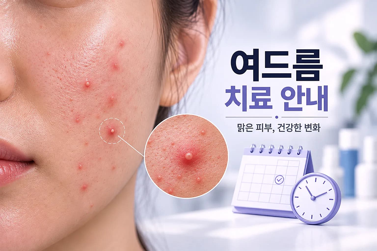 김포 여드름 치료 안내 - 단계별 접근과 진료 기간
